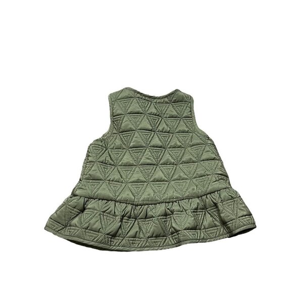 Girl's Aspen Kids Dark Green Vest Size 18 Months - Picture 2 of 4